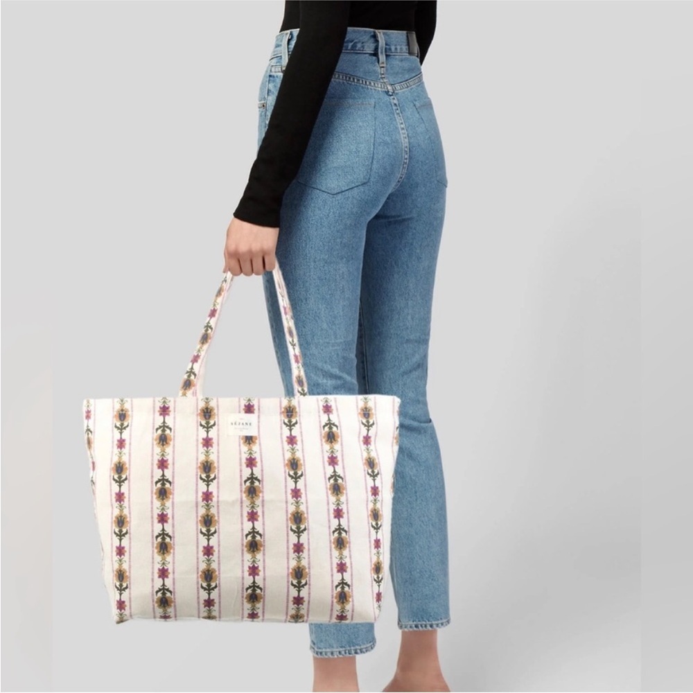NWOT Sèzane Canvas Tote - Picture 1 of 6